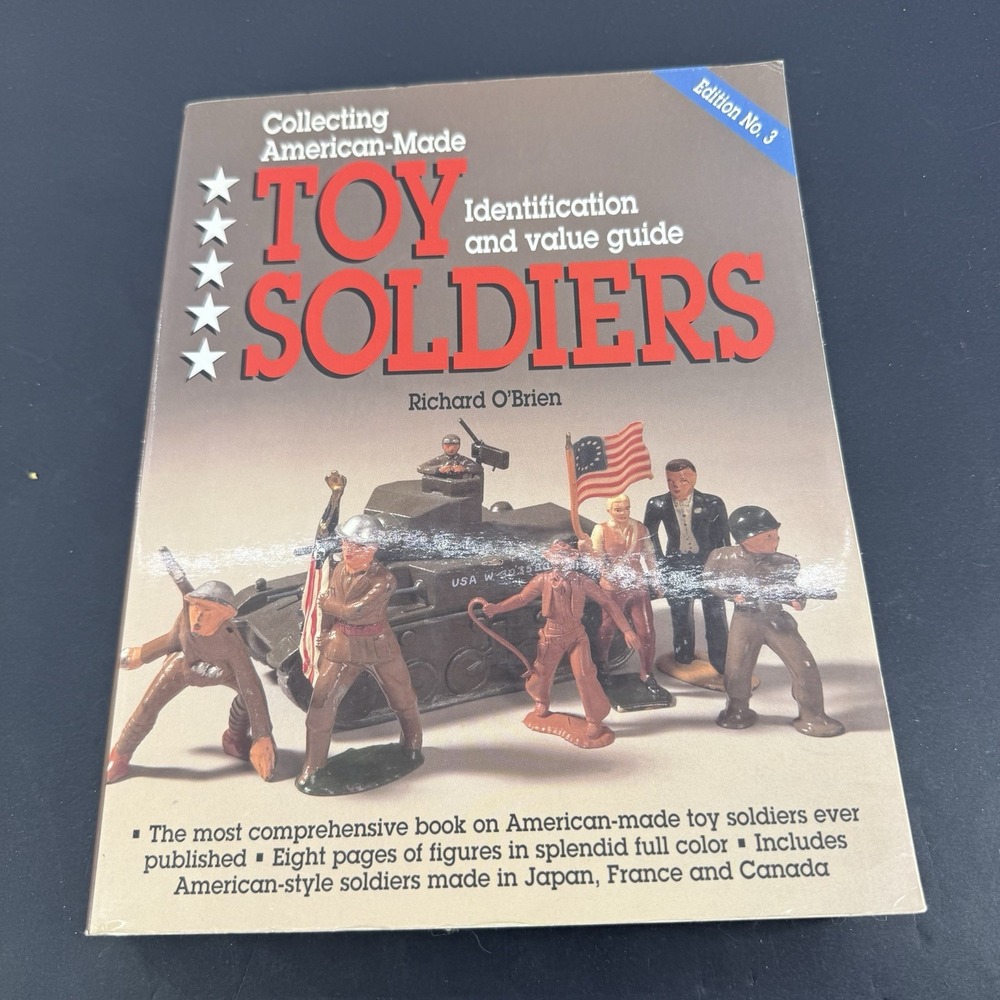 Collecting American-Made Toy Soldiers Richard O'Brien Paperback 3rd Ed Vintage